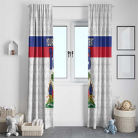 Custom Haiti Football Window Curtain Ekip foutbol Ayiti