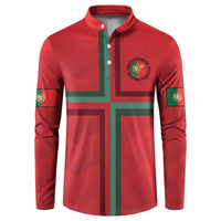 Custom Portugal Football Button Sweatshirt A Selecao das Quinas