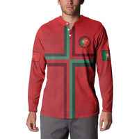 Custom Portugal Football Button Sweatshirt A Selecao das Quinas