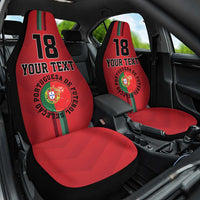 Custom Portugal Football Car Seat Cover A Selecao das Quinas