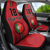 Custom Portugal Football Car Seat Cover A Selecao das Quinas
