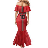 Custom Portugal Football Family Matching Mermaid Dress and Hawaiian Shirt A Selecao das Quinas