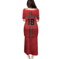 Custom Portugal Football Family Matching Puletasi and Hawaiian Shirt A Selecao das Quinas