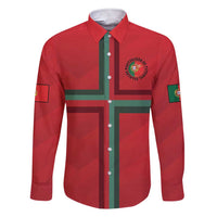 Custom Portugal Football Family Matching Short Sleeve Bodycon Dress and Hawaiian Shirt A Selecao das Quinas