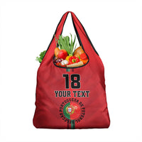 Custom Portugal Football Grocery Bag A Selecao das Quinas