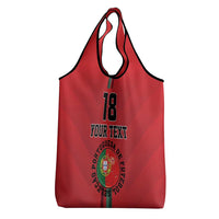 Custom Portugal Football Grocery Bag A Selecao das Quinas