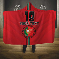 Custom Portugal Football Hooded Blanket A Selecao das Quinas