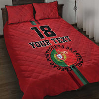 Custom Portugal Football Quilt Bed Set A Selecao das Quinas