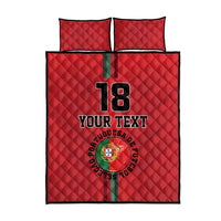 Custom Portugal Football Quilt Bed Set A Selecao das Quinas