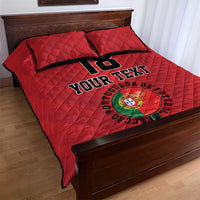 Custom Portugal Football Quilt Bed Set A Selecao das Quinas