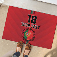 Custom Portugal Football Rubber Doormat A Selecao das Quinas