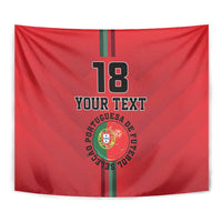 Custom Portugal Football Tapestry A Selecao das Quinas