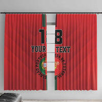 Custom Portugal Football Window Curtain A Selecao das Quinas