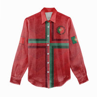 Custom Portugal Football Women Casual Shirt A Selecao das Quinas
