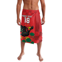 Custom Portugal Football Lavalava Barcelos Rooster Mascot Dynamic Style