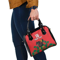 Custom Portugal Football Shoulder Handbag Barcelos Rooster Mascot Dynamic Style