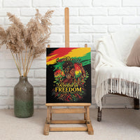 Juneteenth Rooted in Freedom Canvas Wall Art Black Pride African Queen