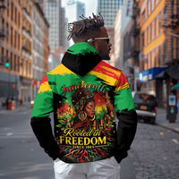 Juneteenth Rooted in Freedom Hoodie Black Pride African Queen