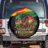 Juneteenth Rooted in Freedom Spare Tire Cover Black Pride African Queen