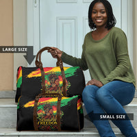 Juneteenth Rooted in Freedom Travel Bag Black Pride African Queen