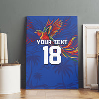 Haiti Heritage Football 2026 Custom Canvas Wall Art Hispaniolan Trogon Bird