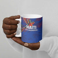 Haiti Heritage Football 2026 Custom Ceramic Mug Hispaniolan Trogon Bird