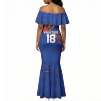 Haiti Heritage Football 2026 Custom Mermaid Dress Hispaniolan Trogon Bird