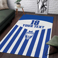 Custom Honduras Football Area Rug Los Catrachos Sporty Style - Wonder Print Shop