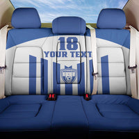 Custom Honduras Football Back Car Seat Cover Los Catrachos Sporty Style - Wonder Print Shop