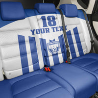 Custom Honduras Football Back Car Seat Cover Los Catrachos Sporty Style - Wonder Print Shop