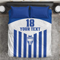 Custom Honduras Football Bedding Set Los Catrachos Sporty Style - Wonder Print Shop