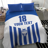 Custom Honduras Football Bedding Set Los Catrachos Sporty Style - Wonder Print Shop