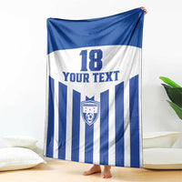 Custom Honduras Football Blanket Los Catrachos Sporty Style - Wonder Print Shop