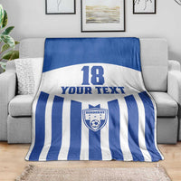 Custom Honduras Football Blanket Los Catrachos Sporty Style - Wonder Print Shop