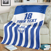 Custom Honduras Football Blanket Los Catrachos Sporty Style - Wonder Print Shop