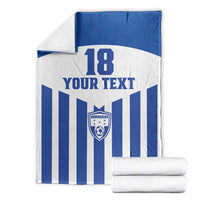 Custom Honduras Football Blanket Los Catrachos Sporty Style - Wonder Print Shop