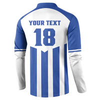 Custom Honduras Football Button Sweatshirt Los Catrachos Sporty Style - Wonder Print Shop