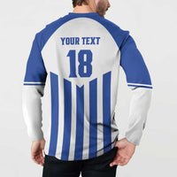 Custom Honduras Football Button Sweatshirt Los Catrachos Sporty Style - Wonder Print Shop