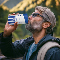 Custom Honduras Football 4 in 1 Can Cooler Tumbler Los Catrachos Sporty Style - Wonder Print Shop