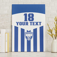 Custom Honduras Football Canvas Wall Art Los Catrachos Sporty Style - Wonder Print Shop