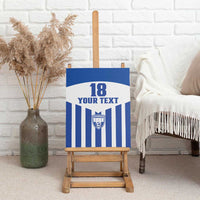 Custom Honduras Football Canvas Wall Art Los Catrachos Sporty Style - Wonder Print Shop