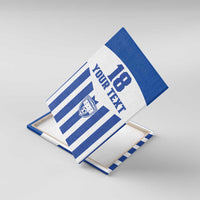 Custom Honduras Football Canvas Wall Art Los Catrachos Sporty Style - Wonder Print Shop