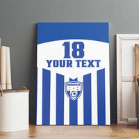 Custom Honduras Football Canvas Wall Art Los Catrachos Sporty Style - Wonder Print Shop