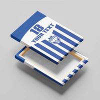 Custom Honduras Football Canvas Wall Art Los Catrachos Sporty Style - Wonder Print Shop