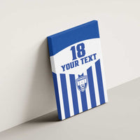 Custom Honduras Football Canvas Wall Art Los Catrachos Sporty Style - Wonder Print Shop