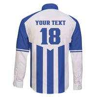 Custom Honduras Football Family Matching Long Sleeve Bodycon Dress and Hawaiian Shirt Los Catrachos Sporty Style - Wonder Print Shop