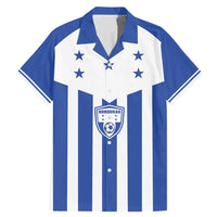 Custom Honduras Football Family Matching Mermaid Dress and Hawaiian Shirt Los Catrachos Sporty Style - Wonder Print Shop