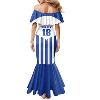 Custom Honduras Football Family Matching Mermaid Dress and Hawaiian Shirt Los Catrachos Sporty Style - Wonder Print Shop