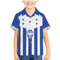 Custom Honduras Football Family Matching Mermaid Dress and Hawaiian Shirt Los Catrachos Sporty Style - Wonder Print Shop