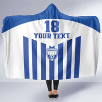 Custom Honduras Football Hooded Blanket Los Catrachos Sporty Style - Wonder Print Shop